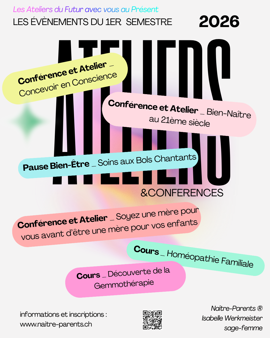 Agenda 2026 « Les Ateliers du Futur avec vous au Présent »