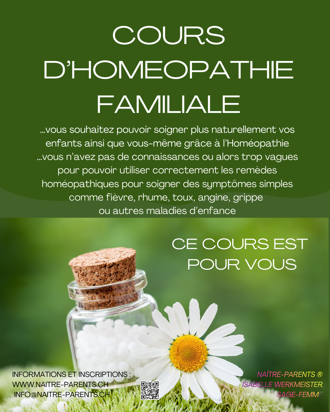 « Cours d&rsquo;Homéopathie Familiale »
