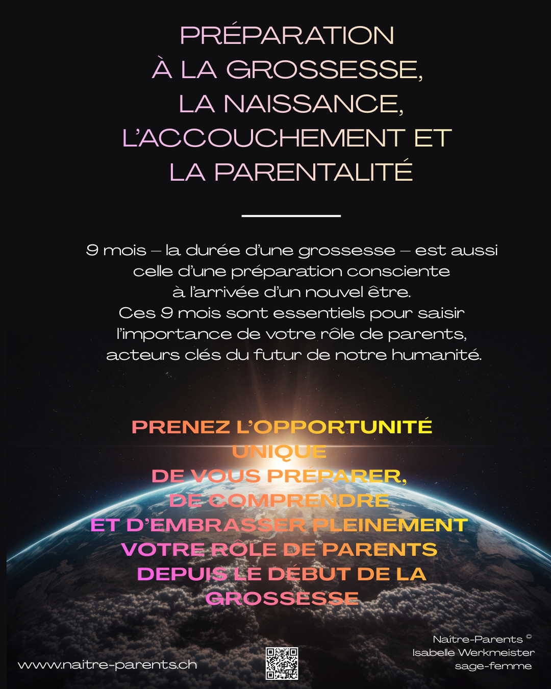 Préparation à la Grossesse, l&rsquo;Accouchement, la Naissance et la Parentalité