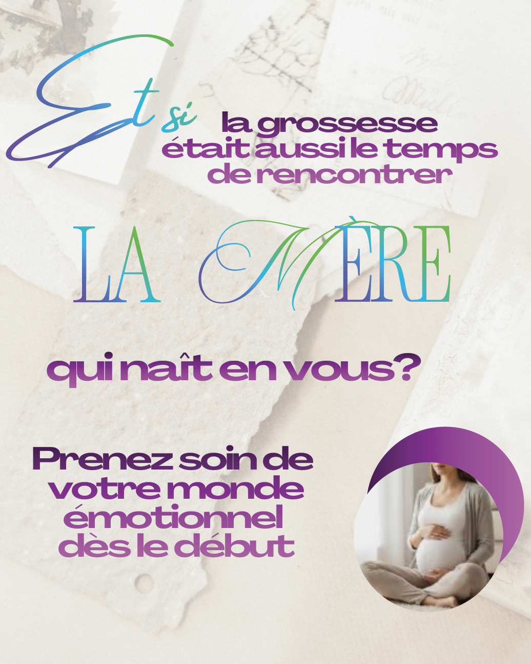 « La naissance d&rsquo;un enfant est aussi la naissance d&rsquo;une mère… et des parents »