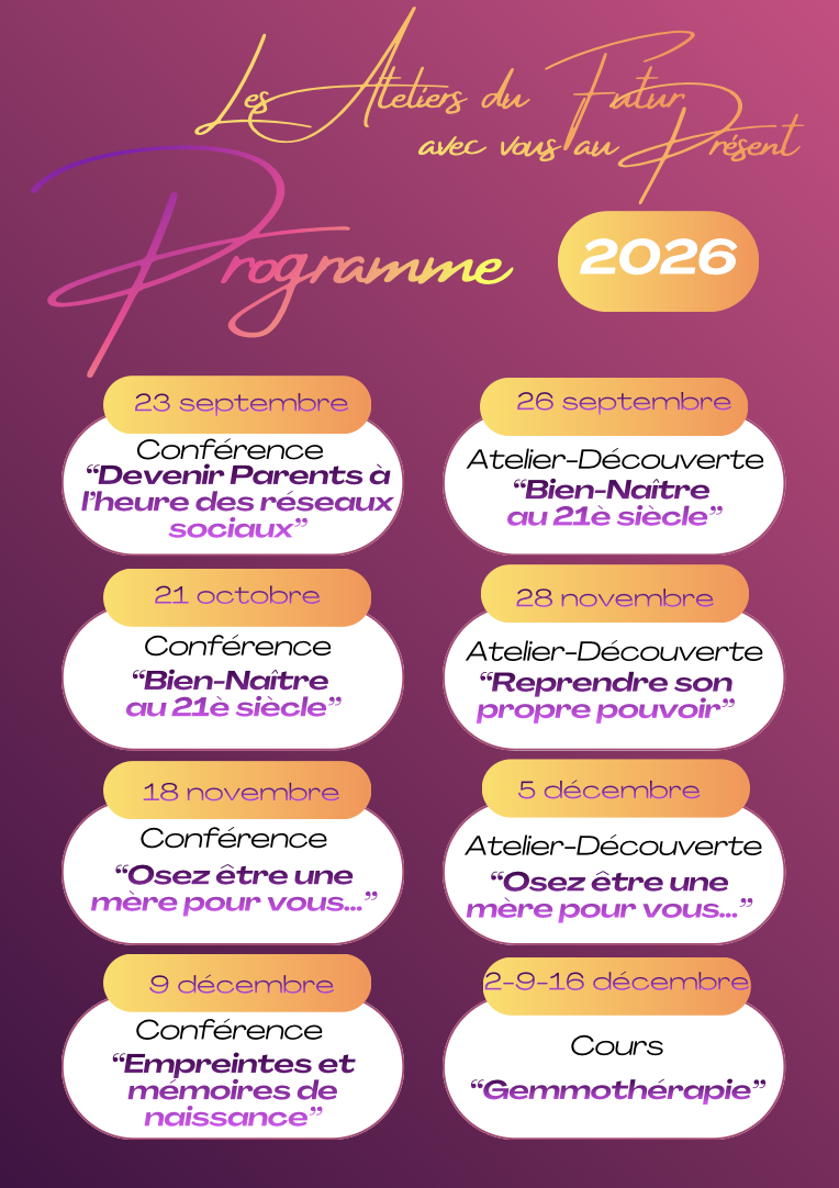 « Programme 2ème semestre 2026 »